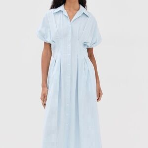LE BOP Roberta Button Down Dress NWT